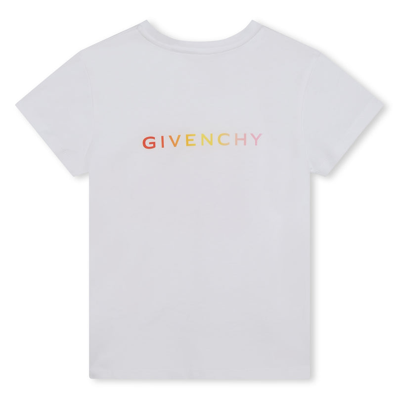 givenchy-h15304-10p-kg-White Logo T-Shirt