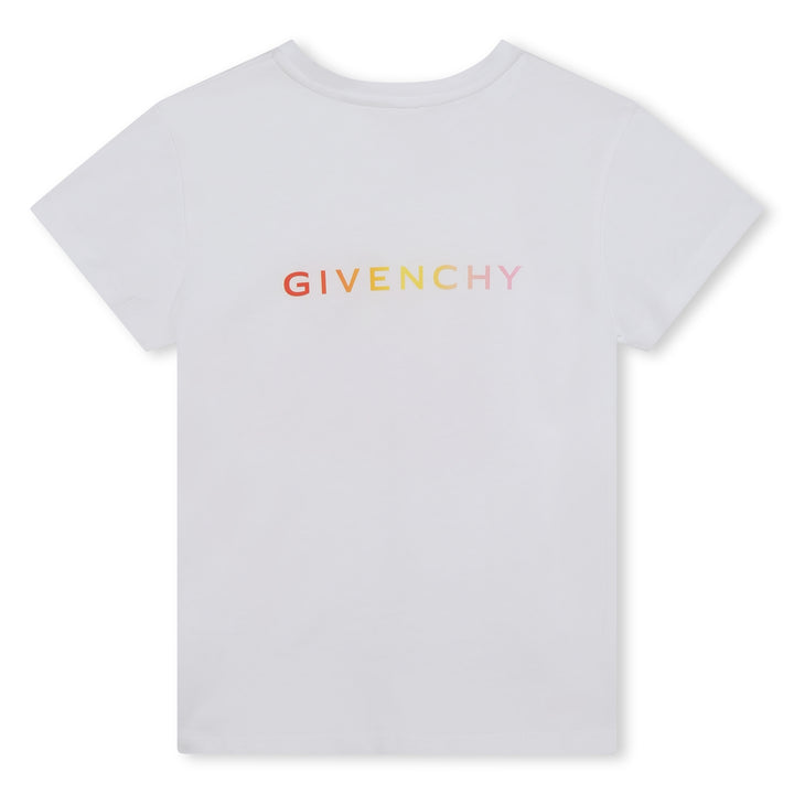 givenchy-h15304-10p-kg-White Logo T-Shirt