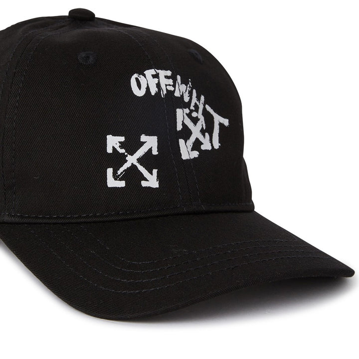 off-white-oblb002f23fab0021001-Black Baseball Cap