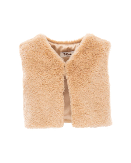 kids-atelier-tulleen-kid-girl-beige-faux-fur-vest-t922302-beige