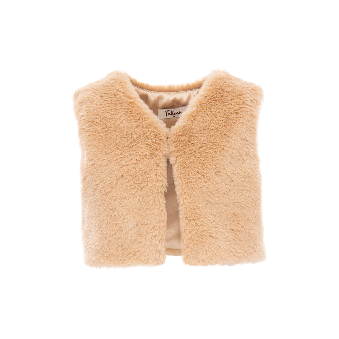 kids-atelier-tulleen-kid-girl-beige-faux-fur-vest-t922302-beige