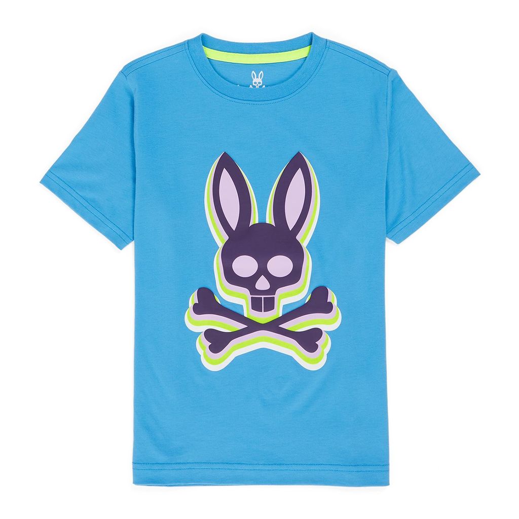psycho-bunny-Blue Bunny T-Shirt-b0u759u1pc-492