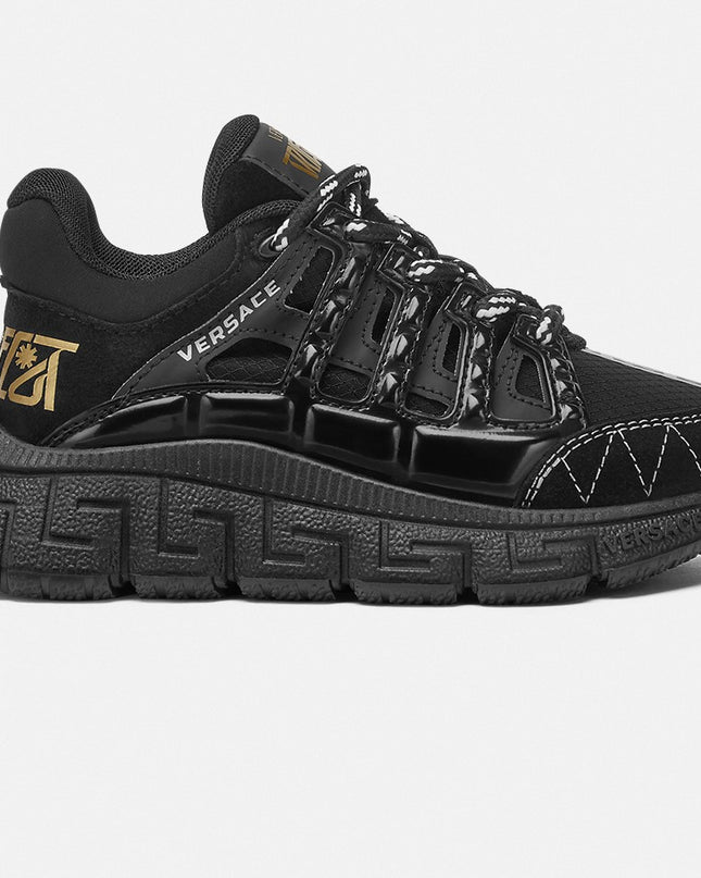 Black Trigreca Kids Trainers