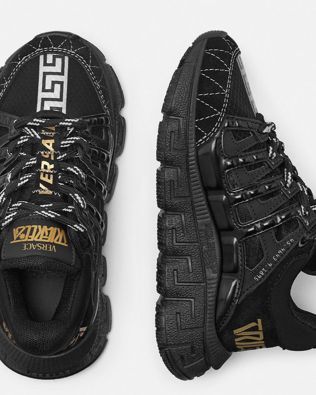 Black Trigreca Kids Trainers