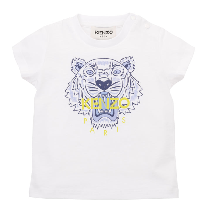 kenzo-White Tiger T-Shirt-k05426-10p