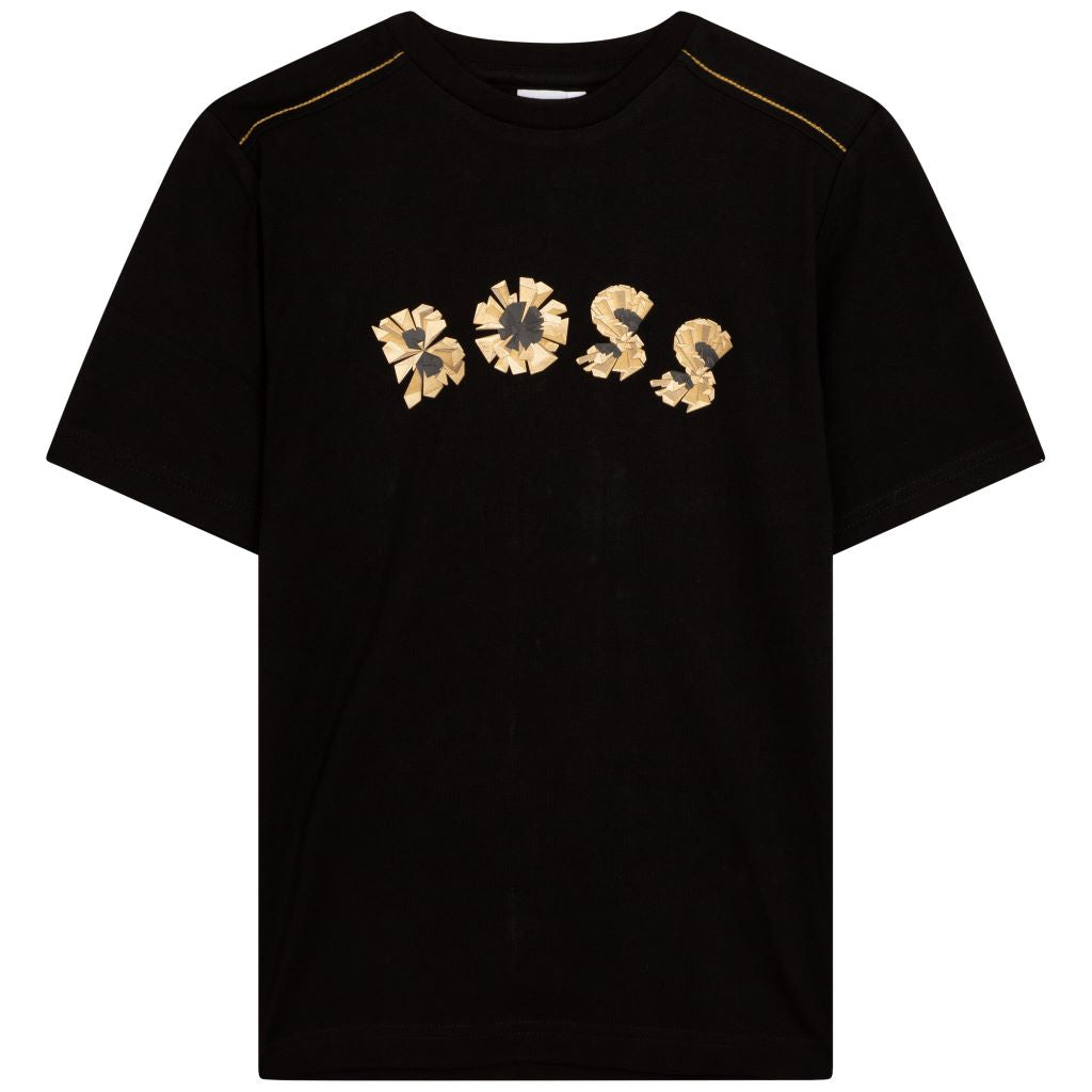 boss-Black Logo T-Shirt-j25m10-09b_kids atelier