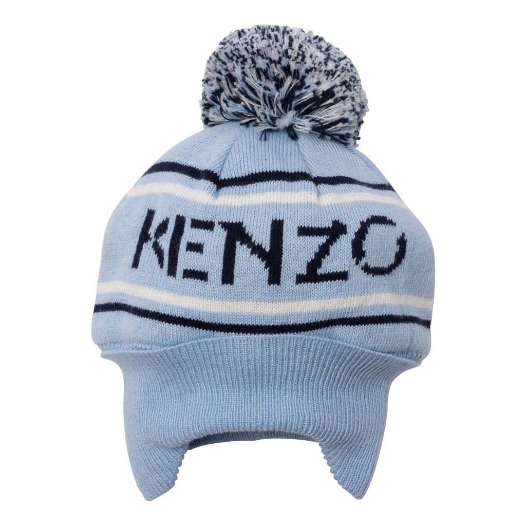 kids-atelier-kenzo-baby-boy-blue-pom-winter-hat-k01005-777