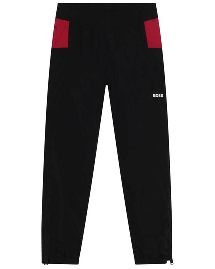 boss-Black Jogging Bottoms-j24797-09b