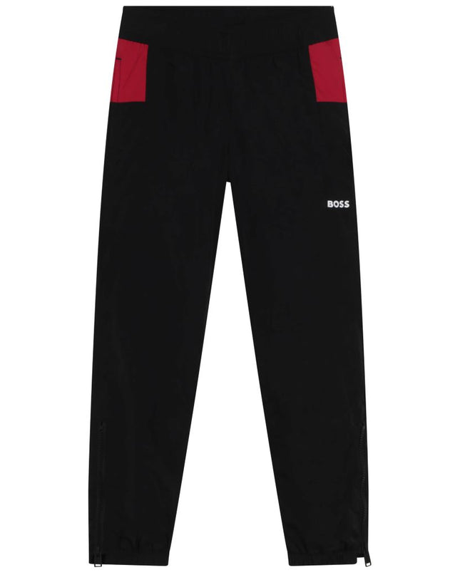 boss-Black Jogging Bottoms-j24797-09b