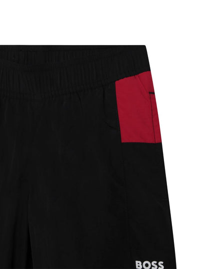 boss-Black Jogging Bottoms-j24797-09b
