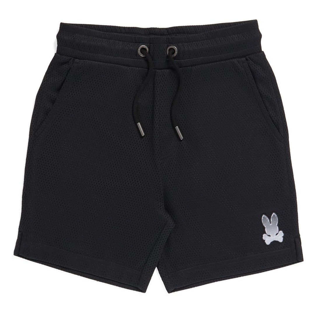 psycho-bunny-b0r827x1po-Black Strype Mesh Short