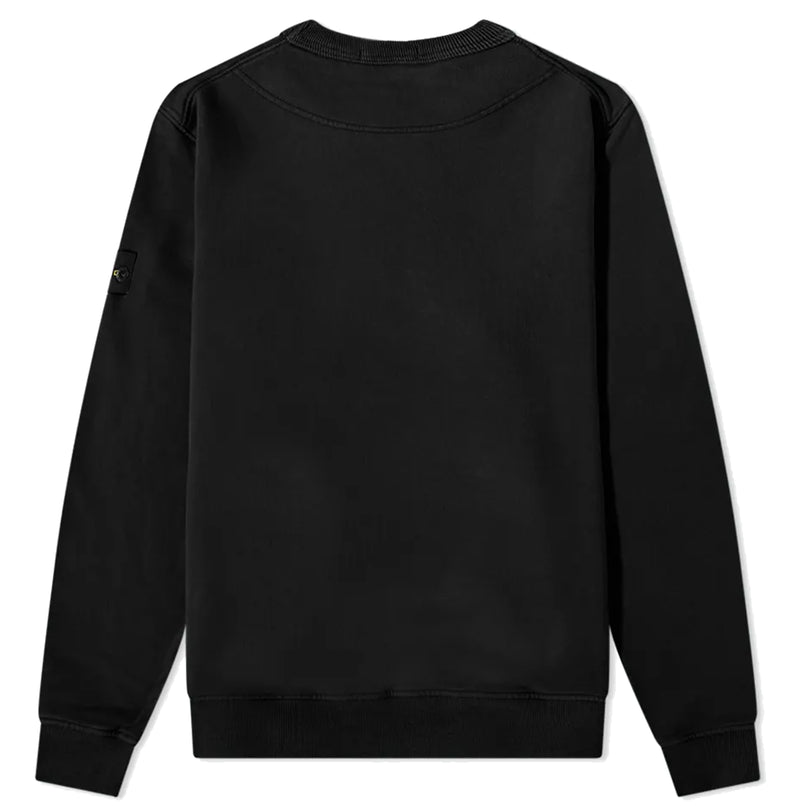 stone-island-Black Crewneck Sweatshirt-771661340-v0029
