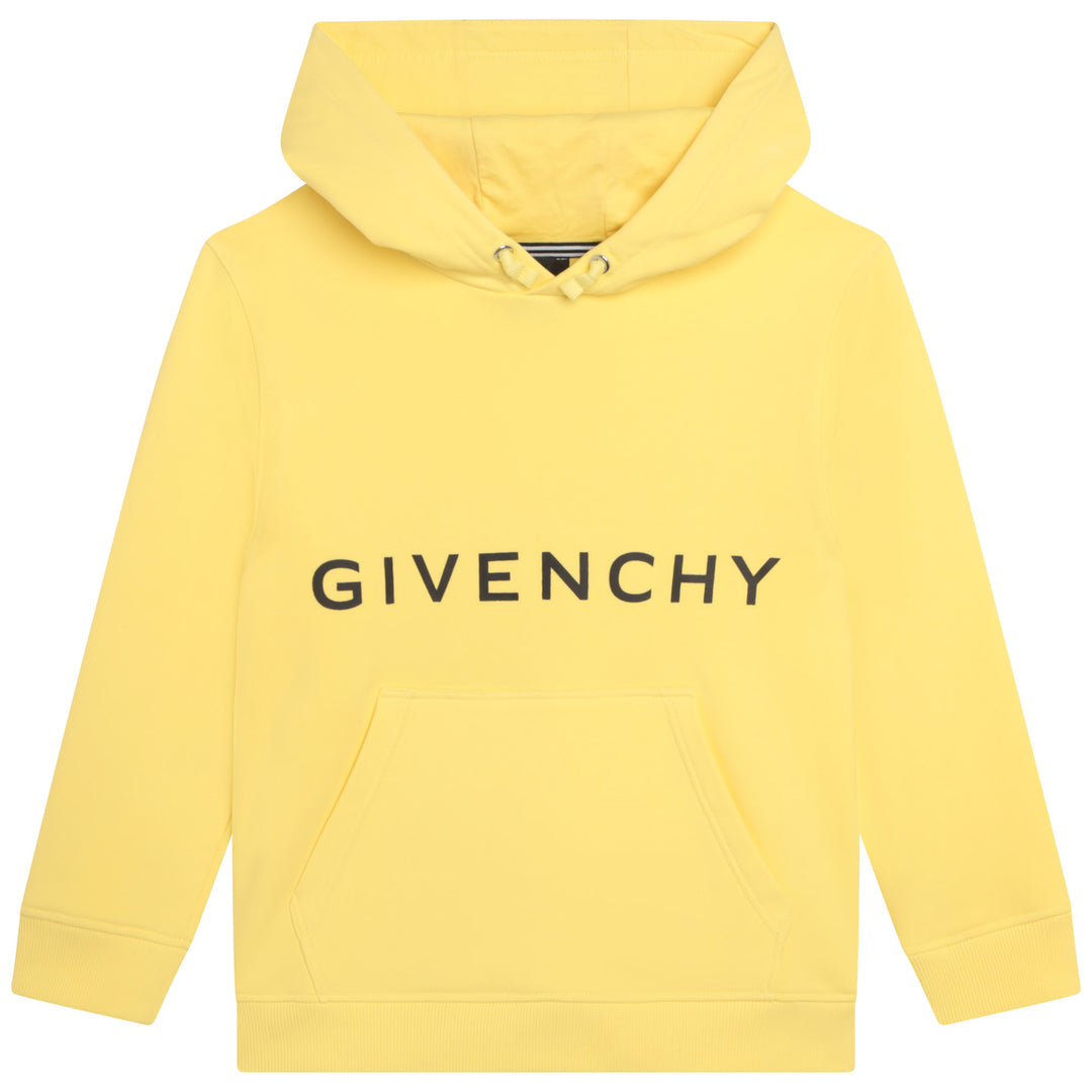givenchy-h25426-571-kb-Yellow Cotton Blend Hoodie