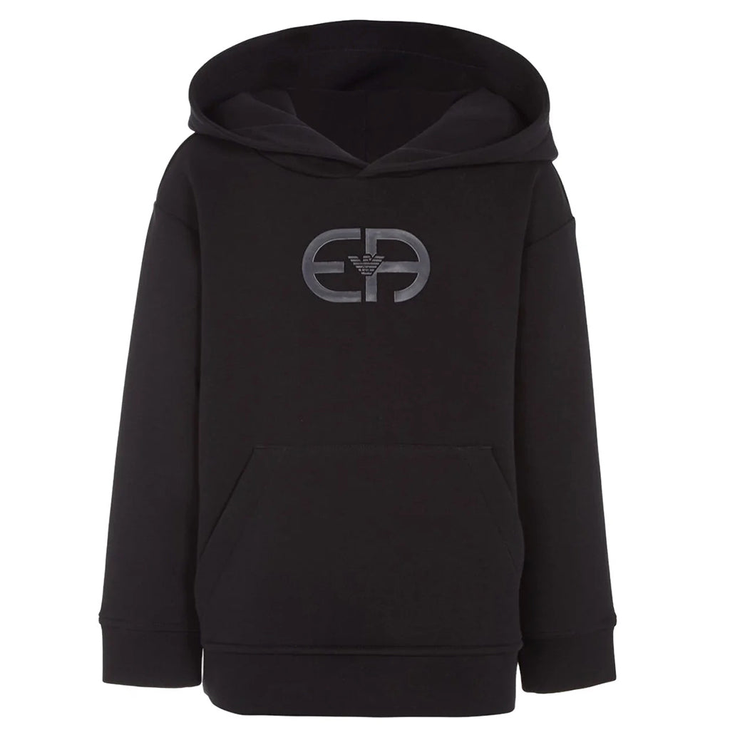 Navy armani online hoodie