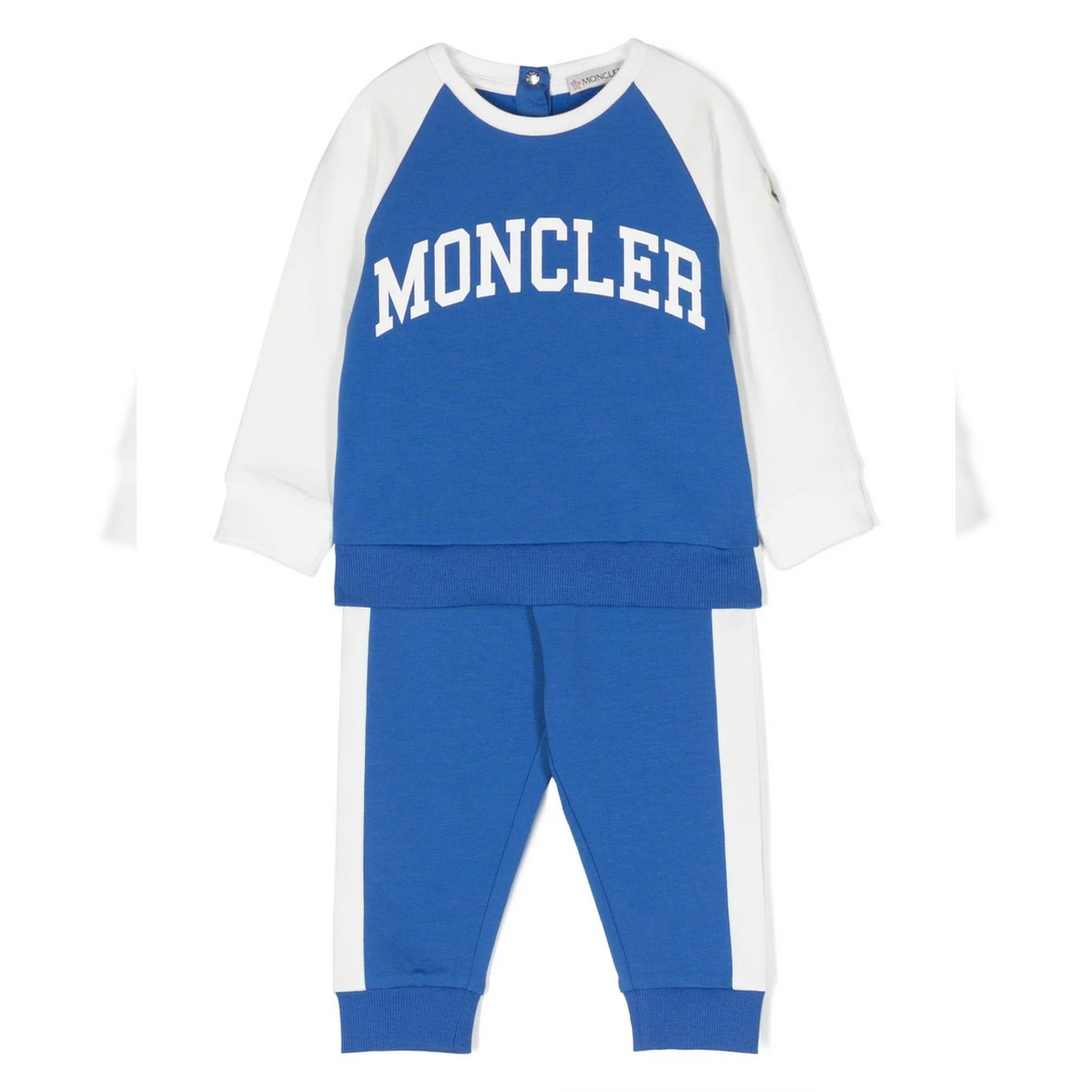 Blue 2025 moncler tracksuit