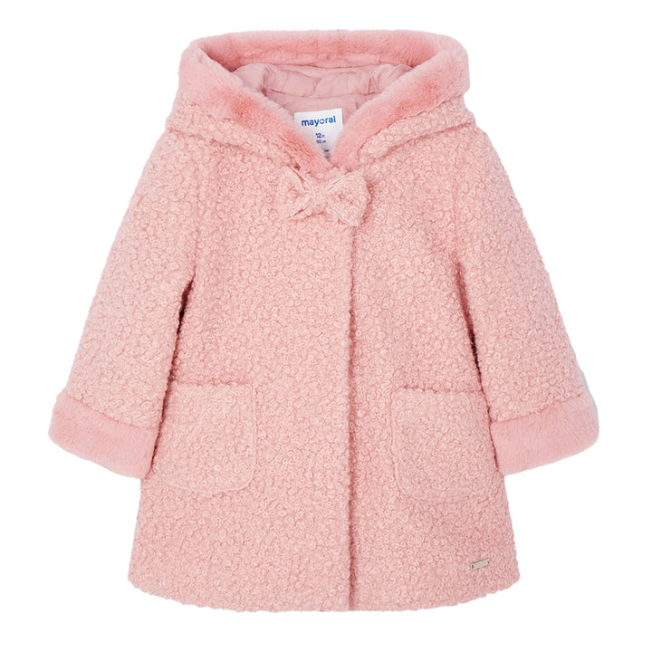 Pink Blush Shearling Coat