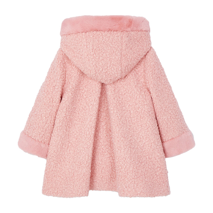 Pink Blush Shearling Coat
