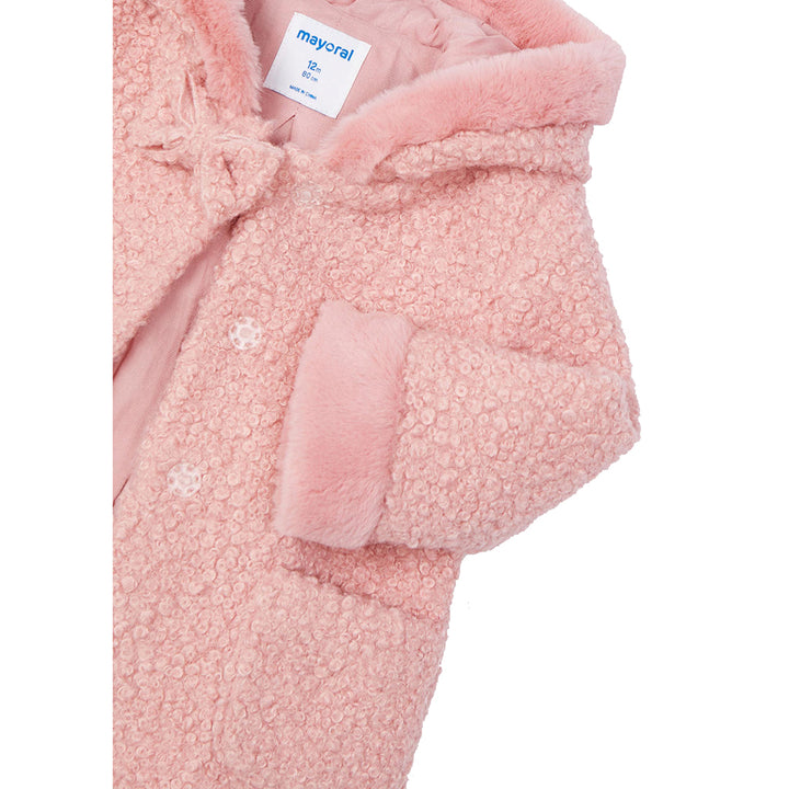 Pink Blush Shearling Coat