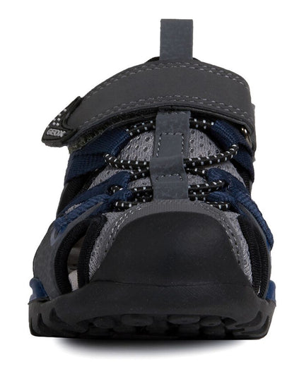 geox-Gray & Navy Sandals-j920rb-0ce14-c0739-dk-Boy