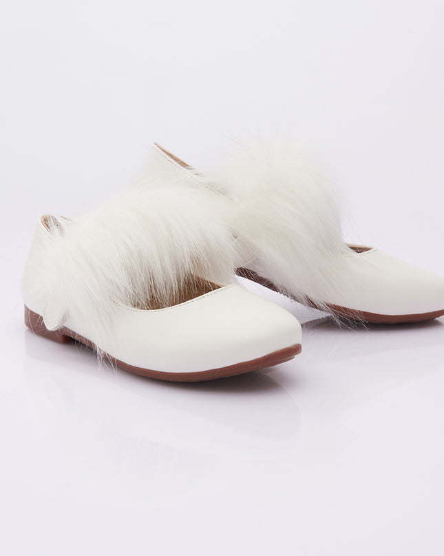 kids-atelier-perla-kid-girl-snow-white-matte-fur-strap-flats-v92b-snow-white