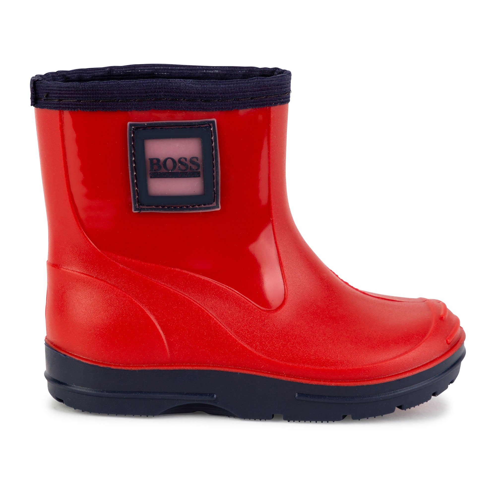 Boss Boys Red Logo Rain Boots