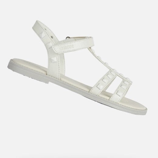 White Karly Summer Sandals