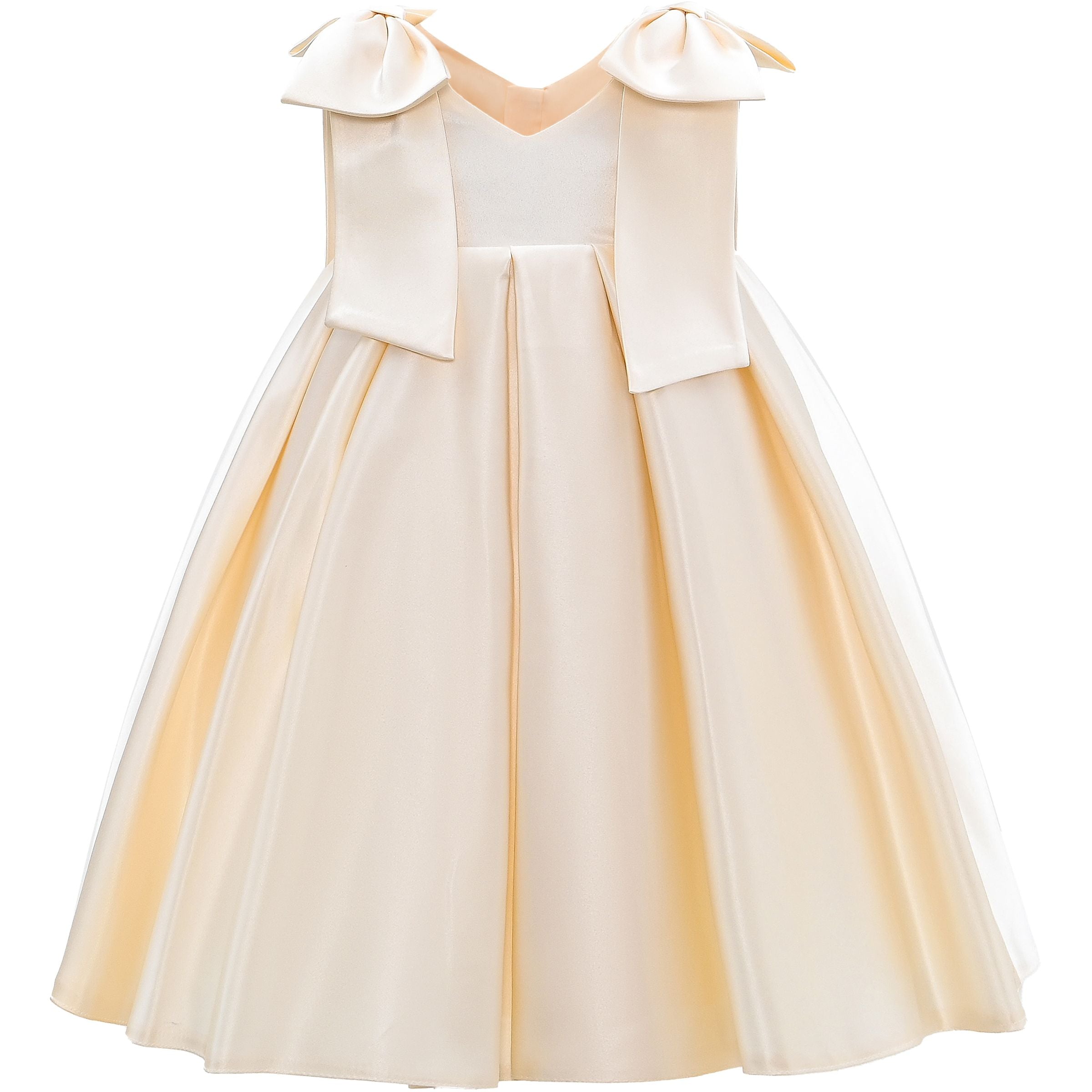 White and gold sale dress for kids