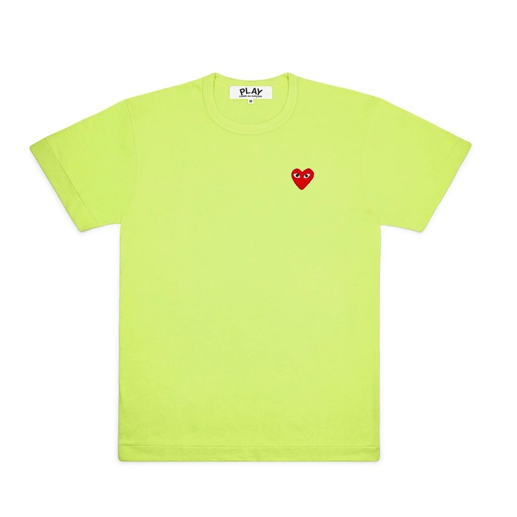 comme-des-garcons-Green Mini Heart T-Shirt-az-t271-051-2