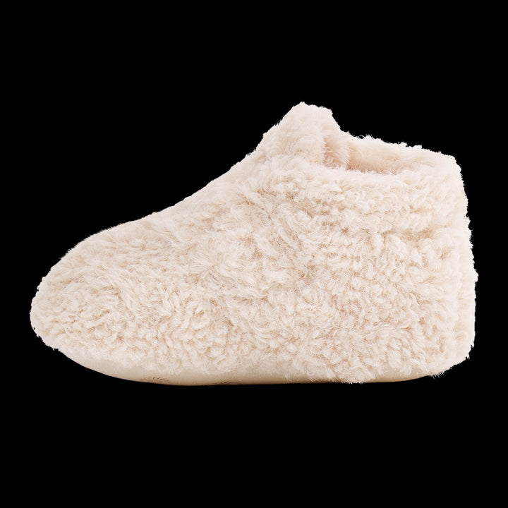 Ivory Bixbee Logo Booties