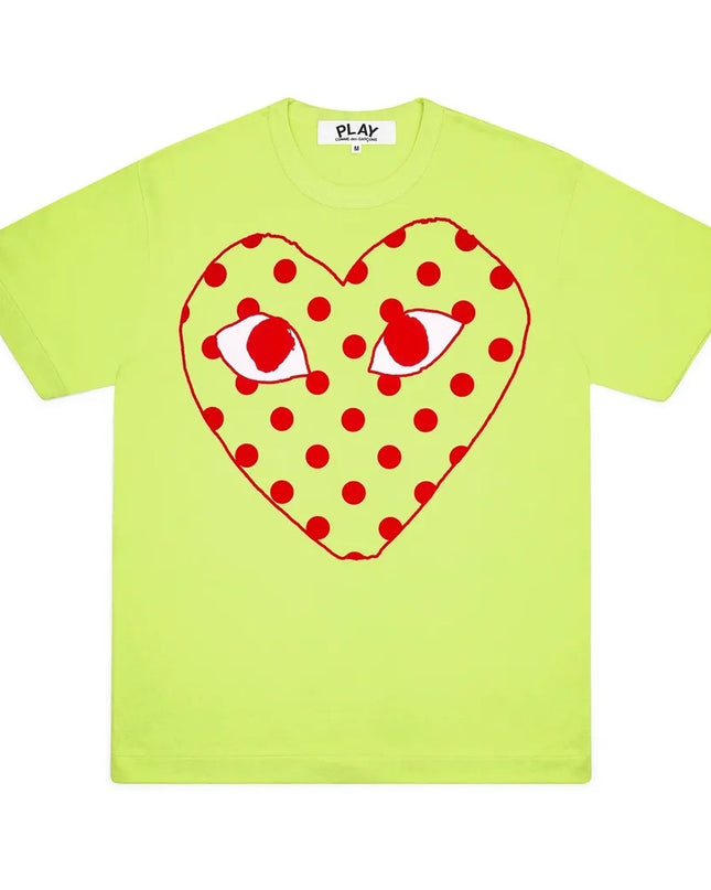 comme-des-garcon-Green Heart T-Shirt-az-t275-051-2