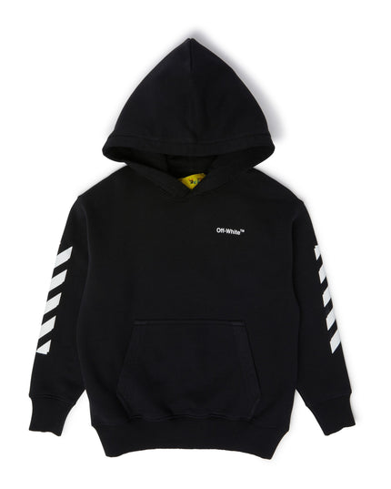 off-white-obbb001c99fle0011001-Black Logo Hoodie