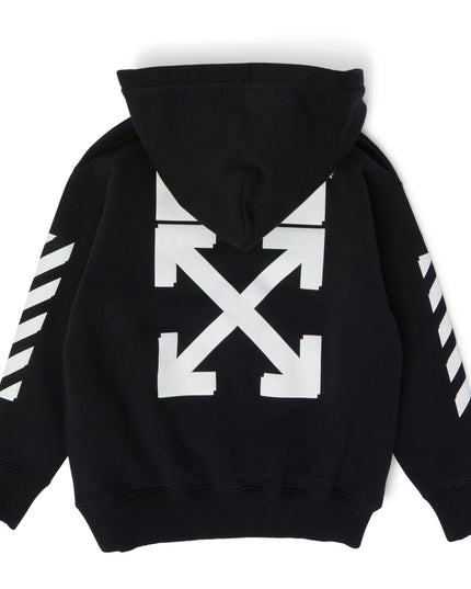 off-white-obbb001c99fle0011001-Black Logo Hoodie