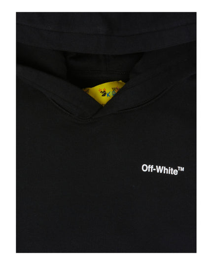 off-white-obbb001c99fle0011001-Black Logo Hoodie