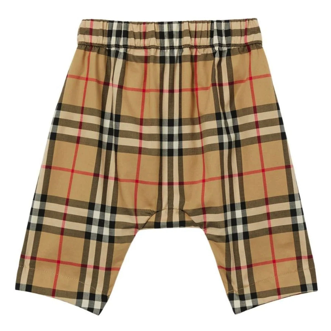 burberry-8070272-Beige Vintage Check Trouser Set-116036-a7028