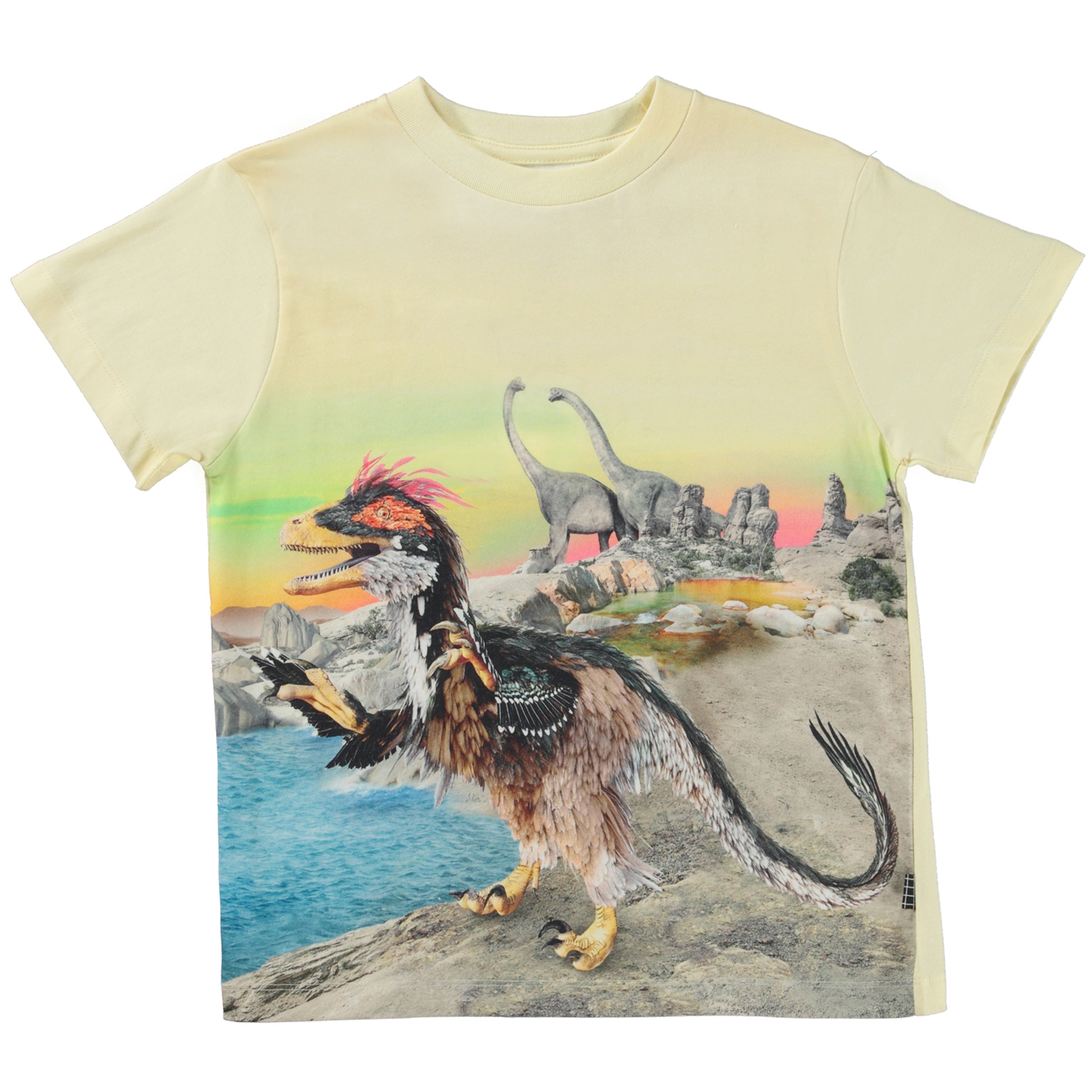 Rame Yellow Sky Dino T Shirt