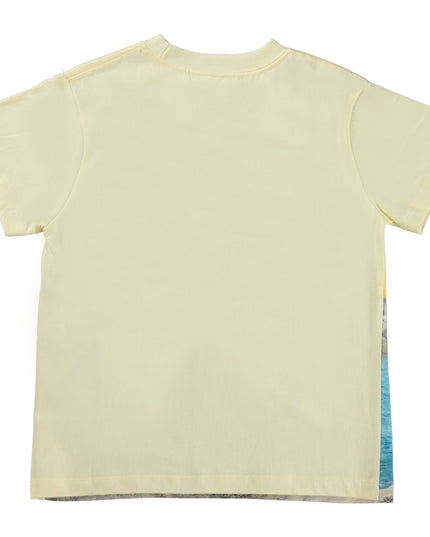 molo-Rame Yellow Sky Dino T-Shirt-1s23a204-3255