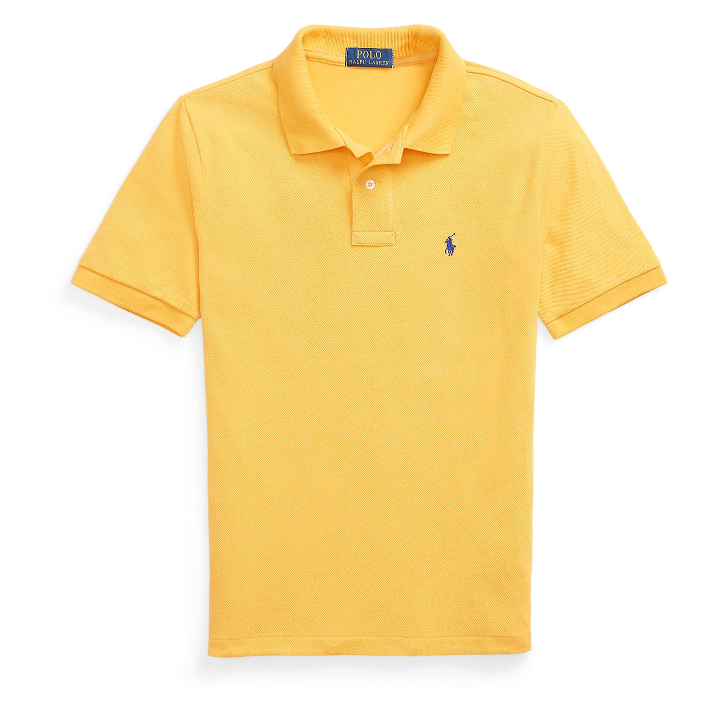 Yellow Logo Cotton Polo kids atelier
