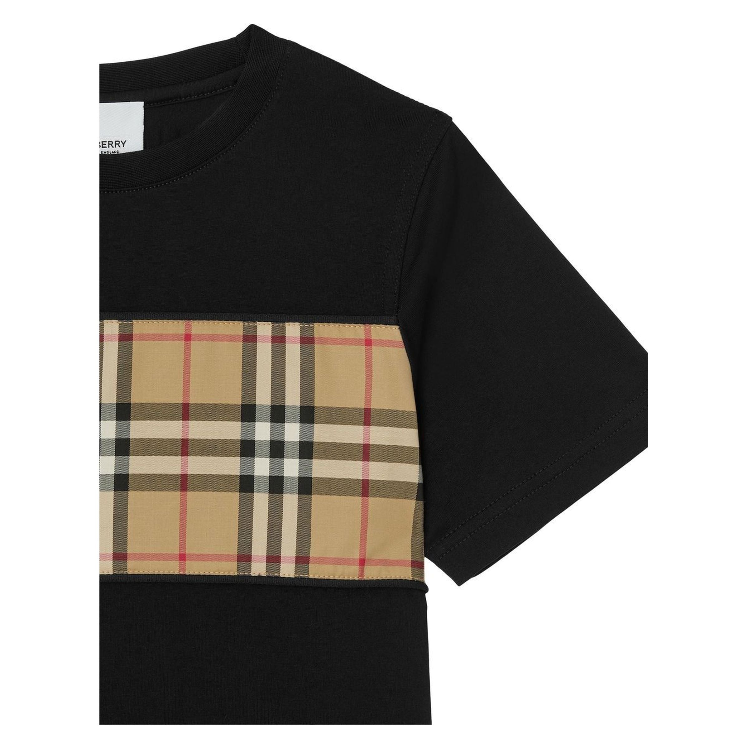 Black burberry hot sale shirt kids