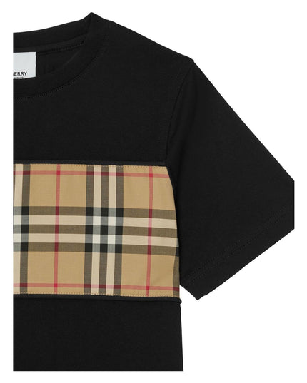 burberry-8064784-Black Cedar Check T-Shirt-130828-a1189