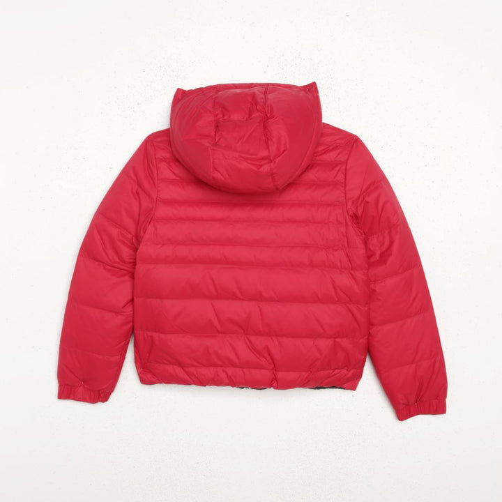 boss-Red & Black Reversible Hooded Puffer Jacket-j26487-99c