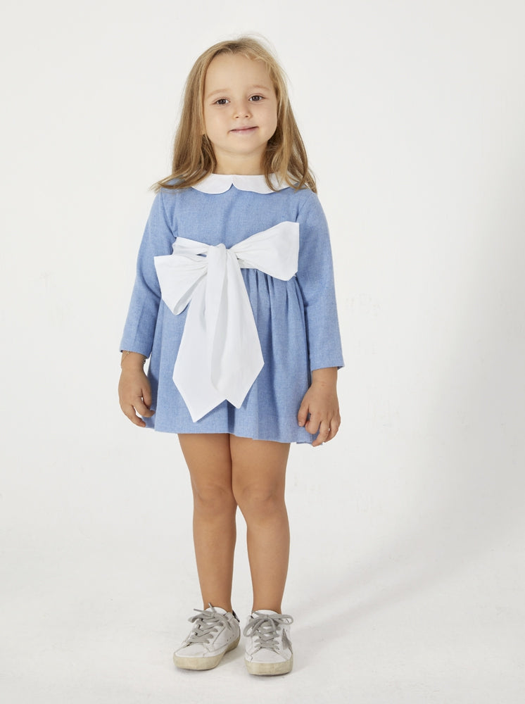 Blue Ribbon Dress kids atelier