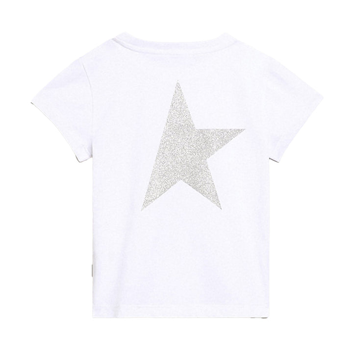 golden-goose-gkp01273-p000898-80185-White & Silver Star T-Shirt