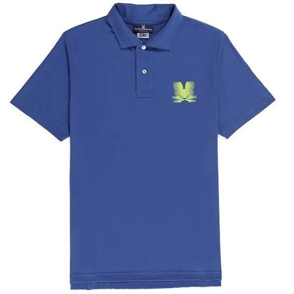 psycho-bunny-b0k256w1pc-426-Blue Turing Jersey Polo