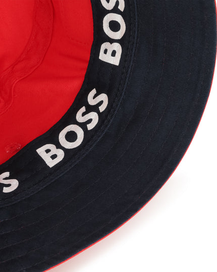 BOSS-KB-BRIGHT RED-BUCKET HAT-J21251-992