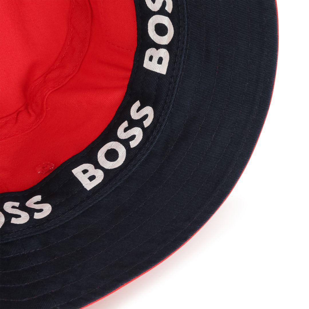 BOSS-KB-BRIGHT RED-BUCKET HAT-J21251-992