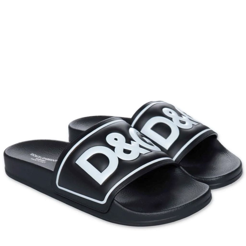 Kids shop white sliders