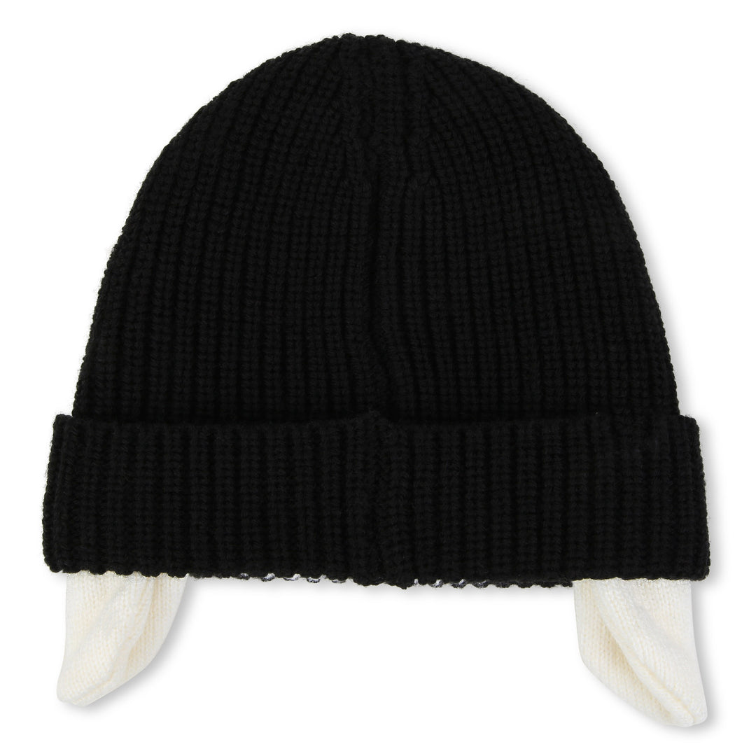 Black Logo Knitted Hat