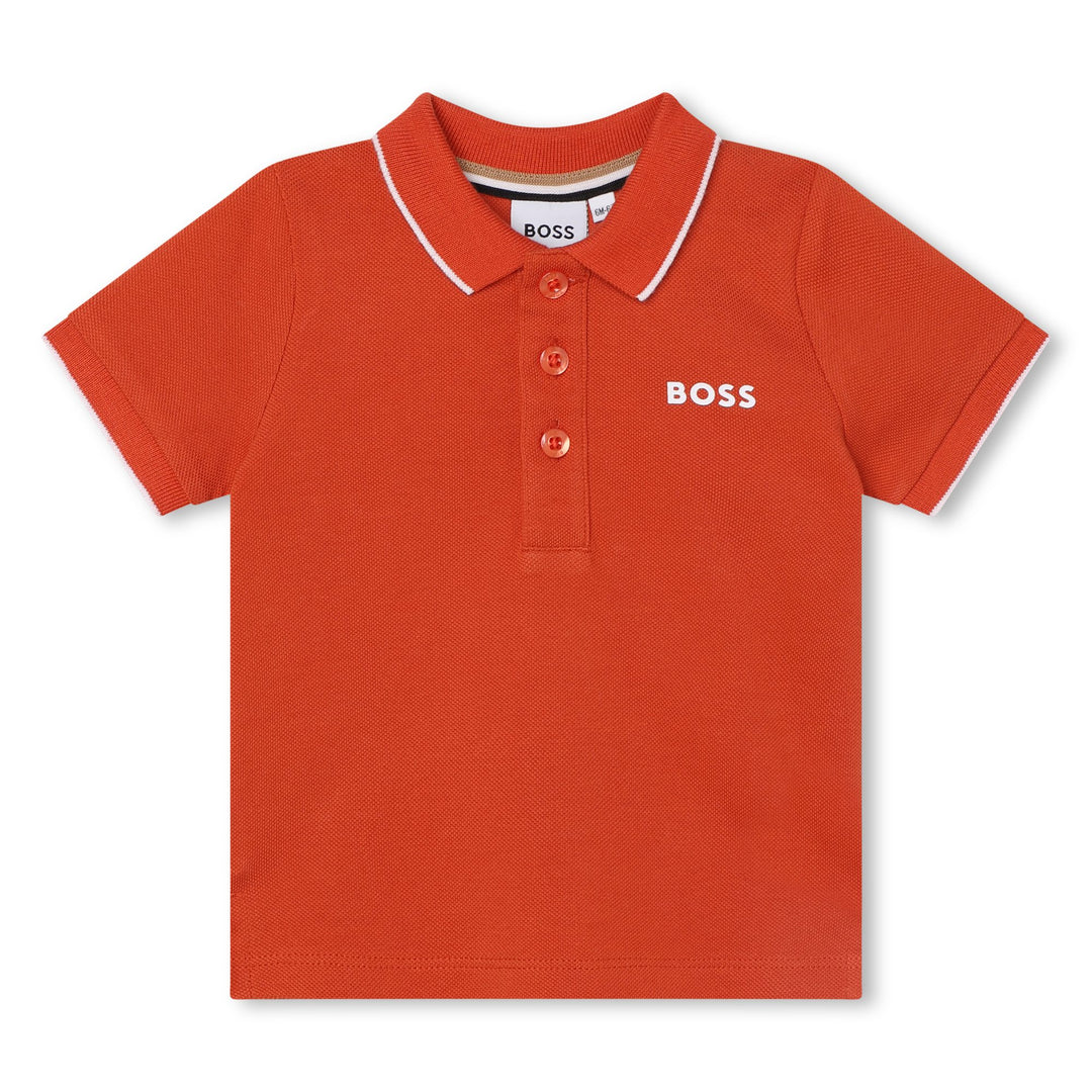 boss-j05a30-388-Orange Logo Polo