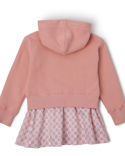 pa-Pink Hooded Dress-pgdb010f22fle0023001