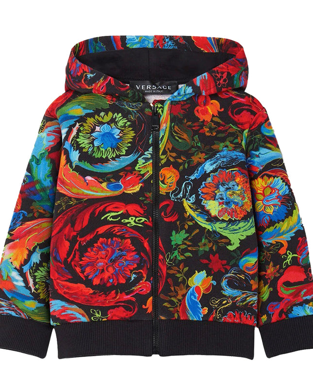versace-Multicolor Zip Up Hoodie-1006773-1a04731-5b020